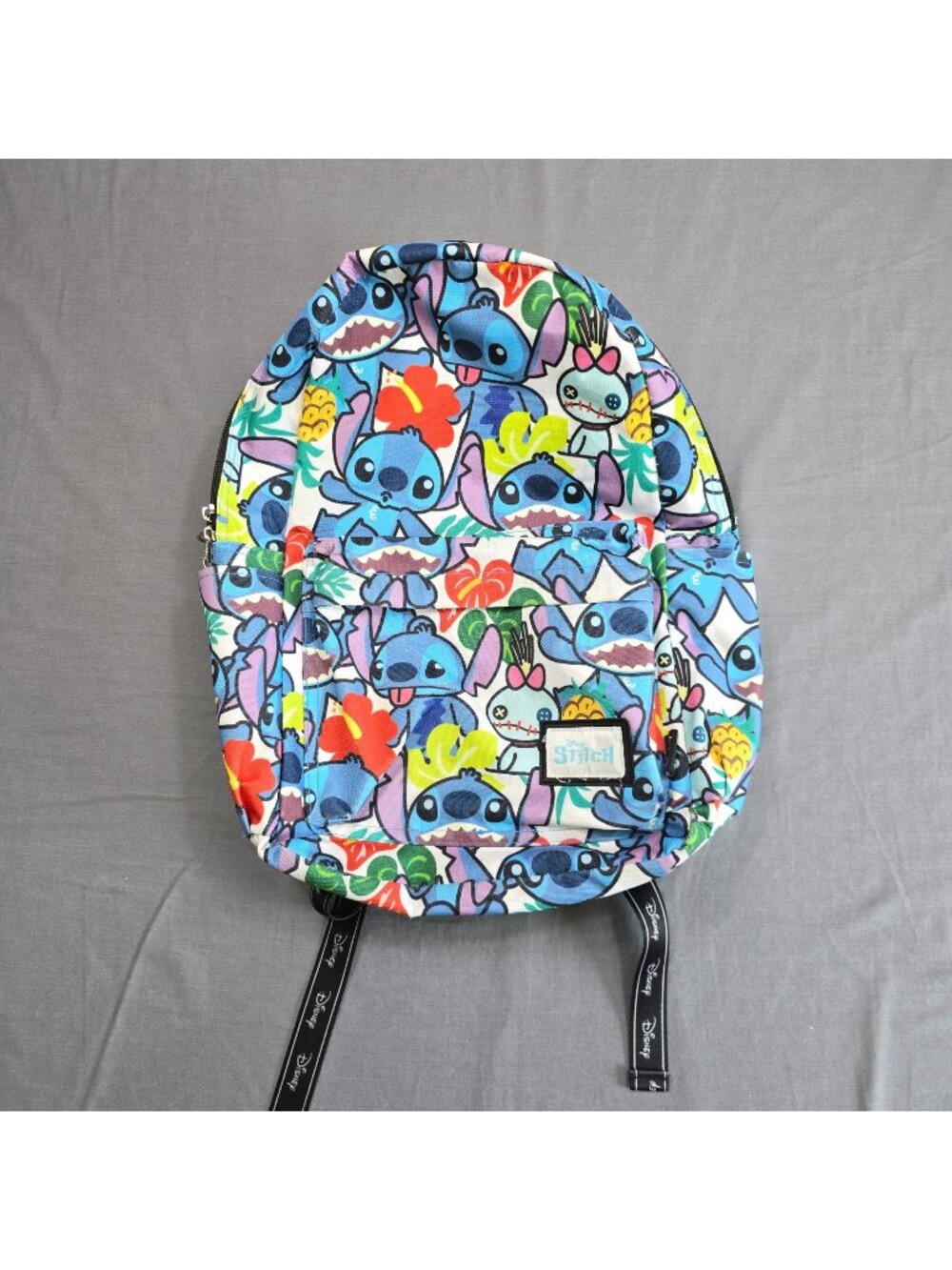 Disney Wondapop Backpack Lilo & Stitch Tropical Print Adjustable Straps Nylon
